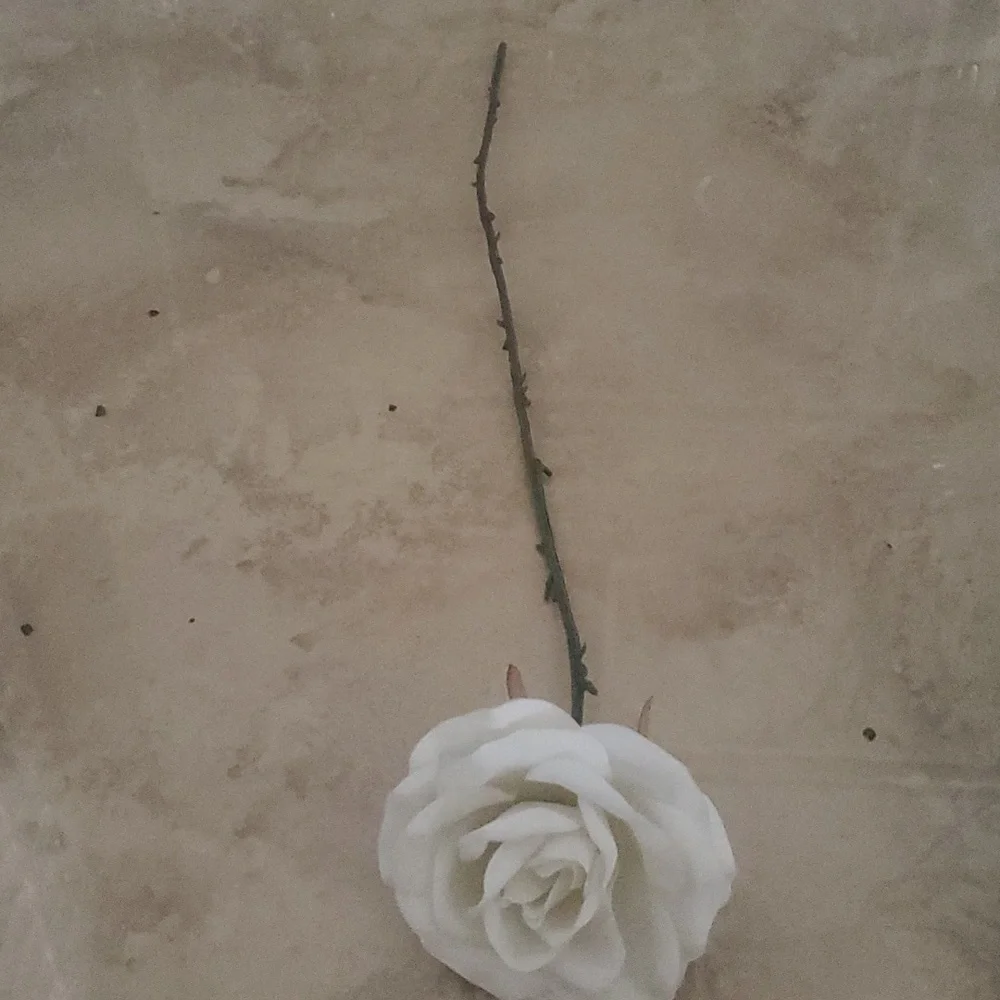 **SALE**Faux White Rose